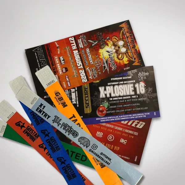 Tickets And Wristbands